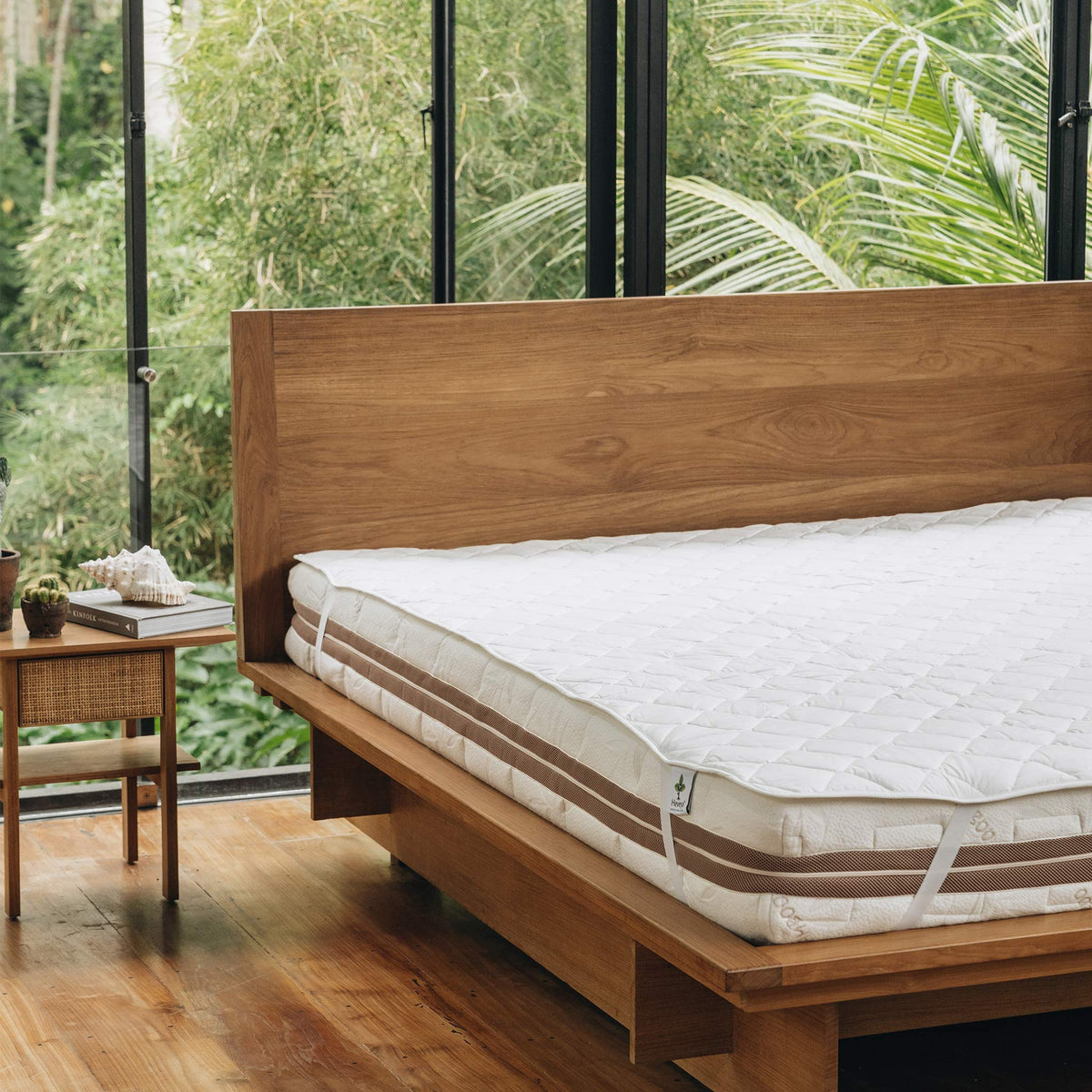 Organic cot hotsell mattress protector