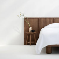 هيكل سرير «ماجو» مع لوح رأس «تولوم» من 6 قطع