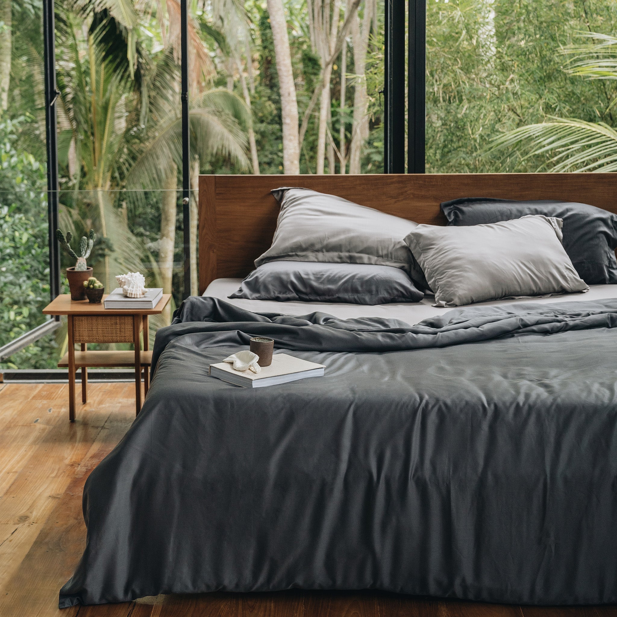 Bamboo bed best sale