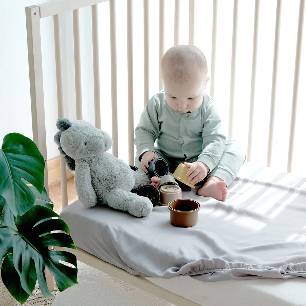 Heveya Junior Bamboo Crib Fitted Sheet