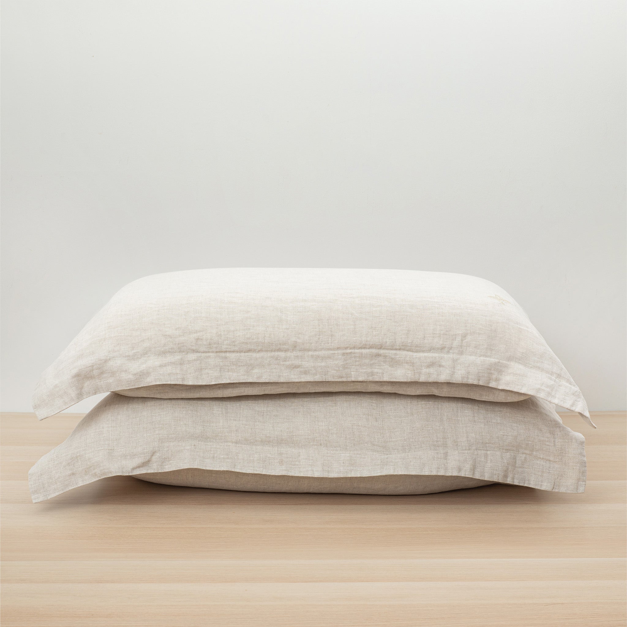 Linen square pillow shop cases